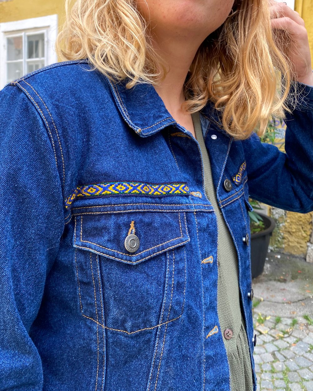 Peruvian HIGH PRIESTESS denim jacket