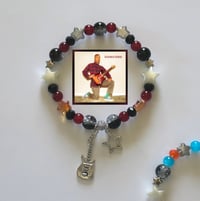 Image 2 of Steve Lacy Dark Red + Gemini Rights Bracelets