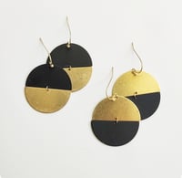 Image 2 of Half Moon Cookie Earrings