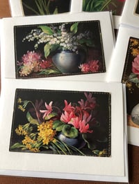 Image 4 of 6 Handmade Blank Greeting Cards Antique Floral Postcards