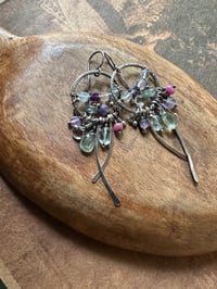 Image 12 of Águas Claras sterling and gemstones earrings 