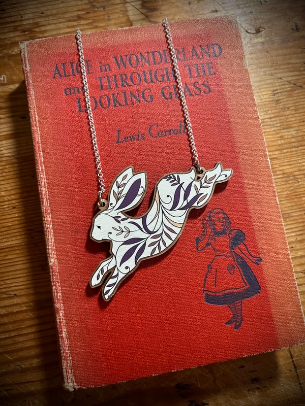 Image of White Rabbit Necklace