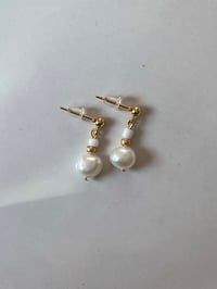 Image 1 of “Santorini” 18k gold studs