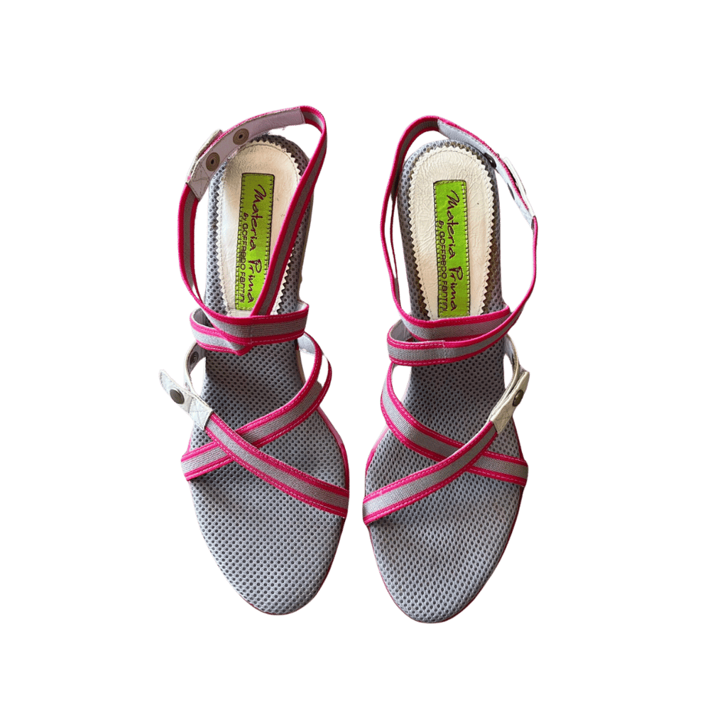 Image of MATERIA PRIMA SPORTY HEELED SANDALS