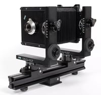 Image 3 of Horseman 45L All geared 4X5 Camera with 165mm lens + holders + film + fresnel #4127