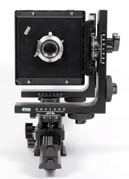 Image of Horseman 45L All geared 4X5 Camera with 165mm lens + holders + film + fresnel (#4127)