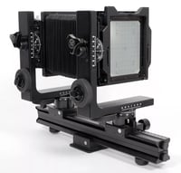 Image 4 of Horseman 45L All geared 4X5 Camera with 165mm lens + holders + film + fresnel #4127