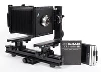 Image 1 of Horseman 45L All geared 4X5 Camera with 165mm lens + holders + film + fresnel #4127