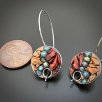 Image 2 of Pierced Canyon Earrings