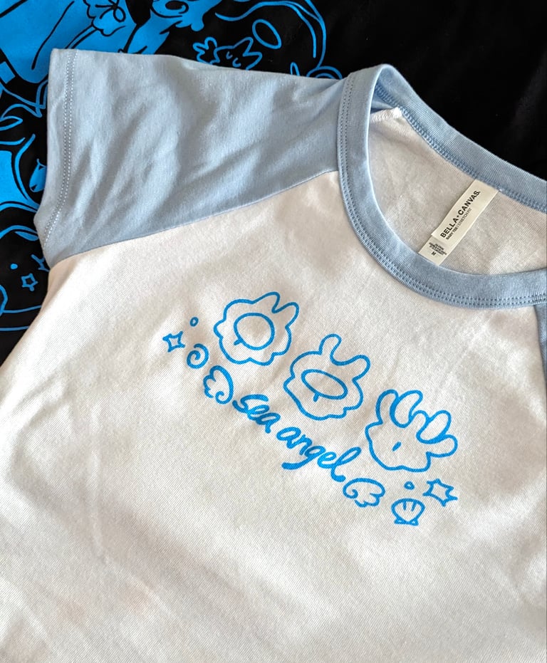 sea angel baby tee