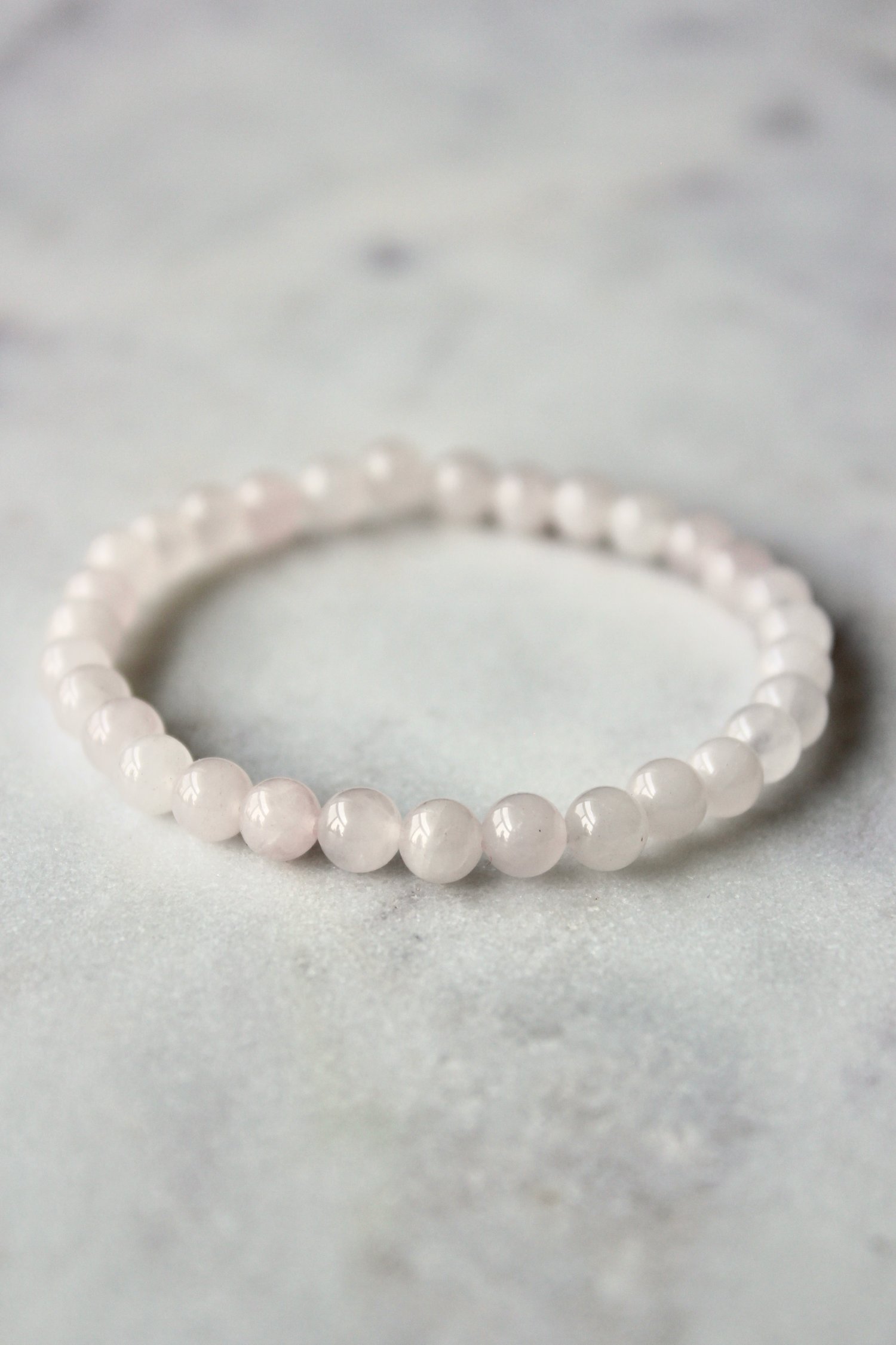 Image of Rose Quartz Stacking Bracelet