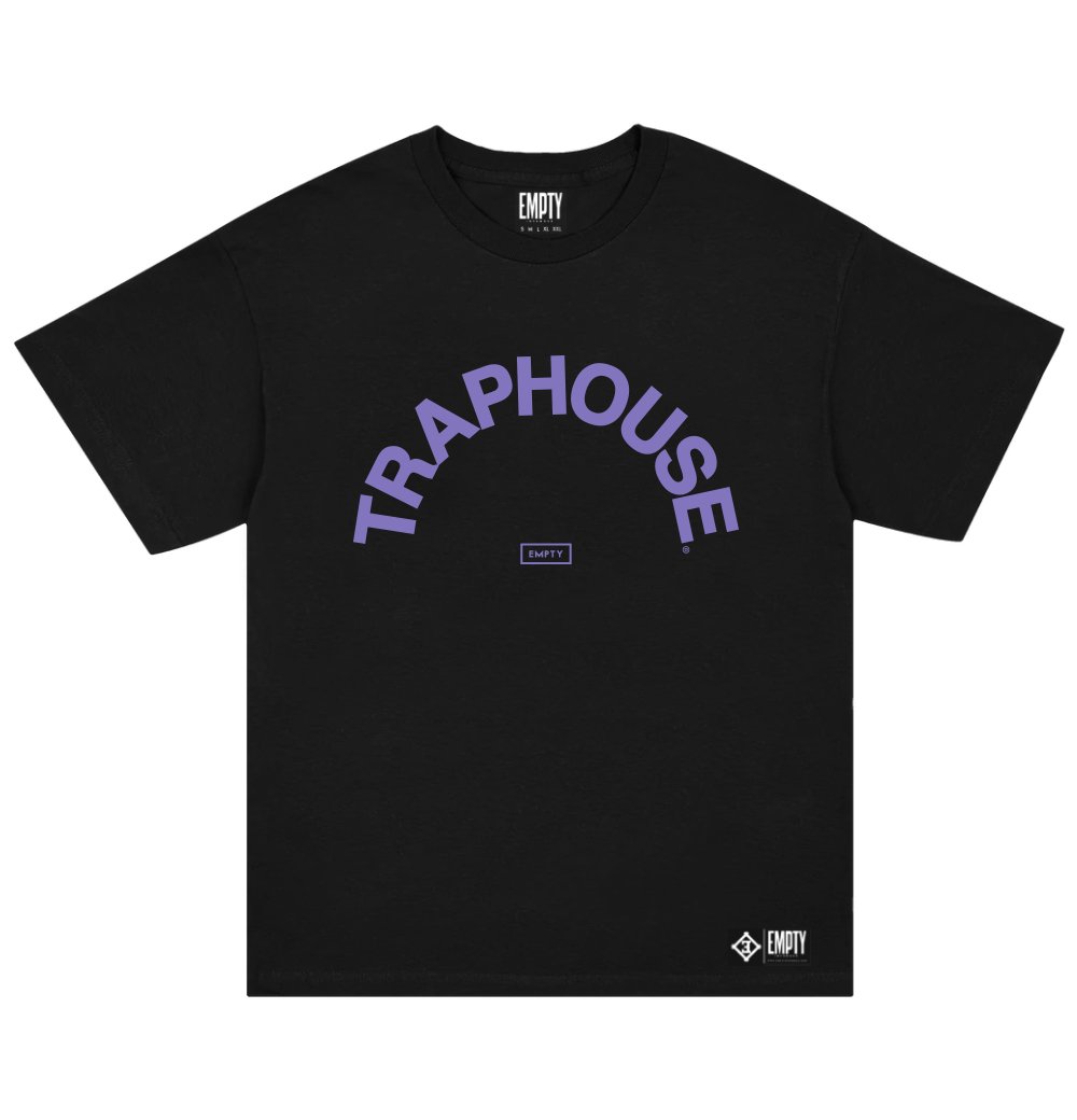 Image of Traphouse Black & Purple Tshirt 