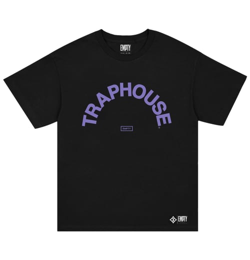 Image of Traphouse Black & Purple Tshirt 