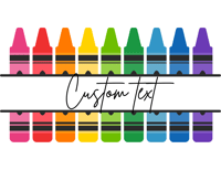 Image 1 of Customizable crayon tee