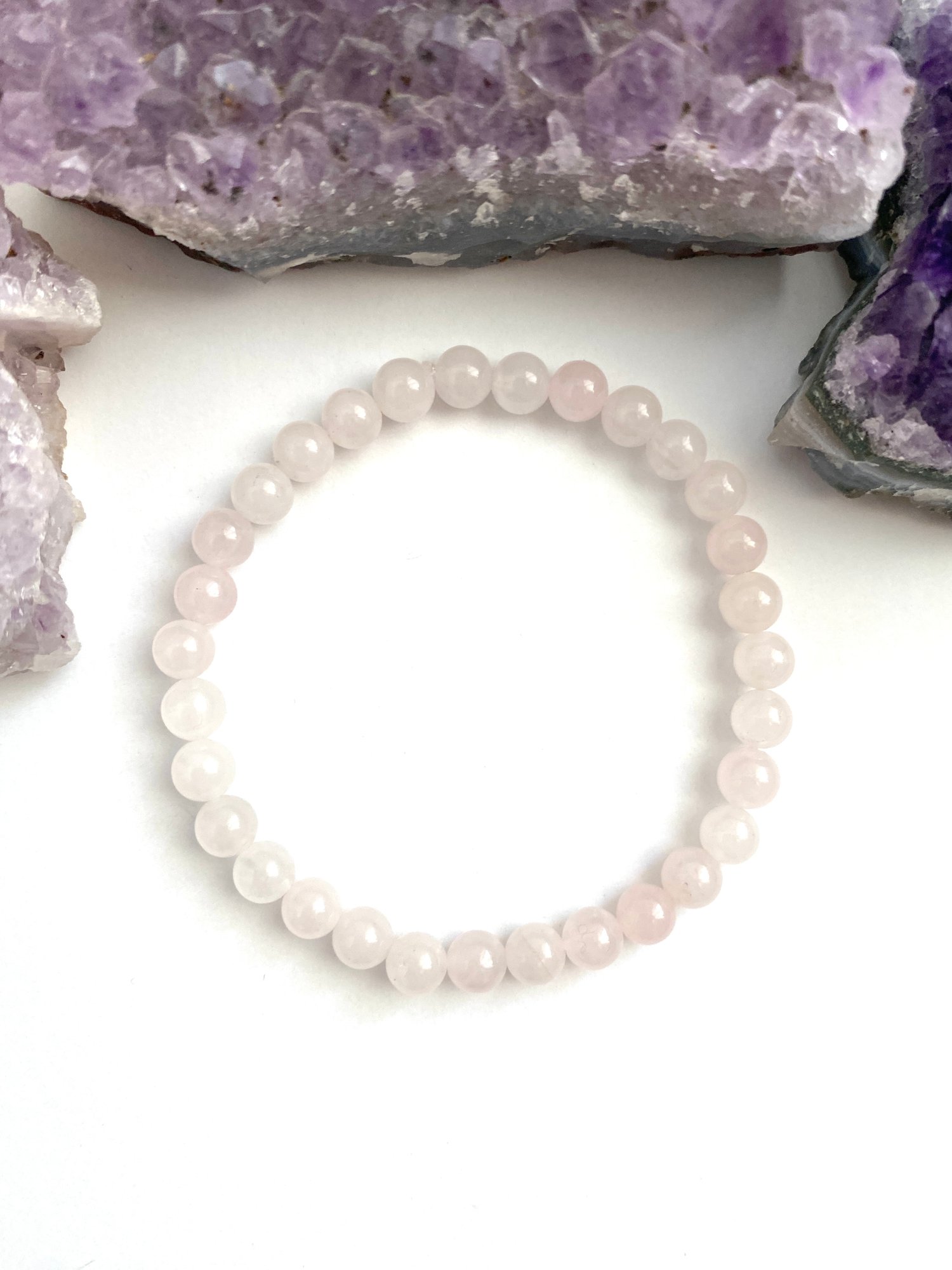 Image of Rose Quartz Stacking Bracelet