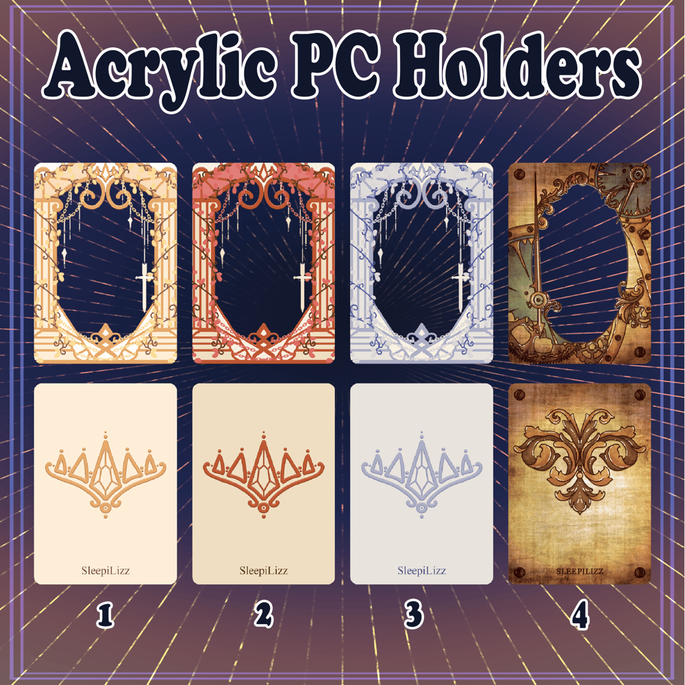 Image of Acrylic Keychain PC Holders