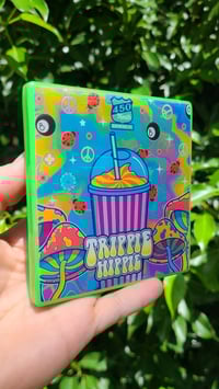 Image 2 of 450 Brewing " Trippie Hippie" Craft Coaster 
