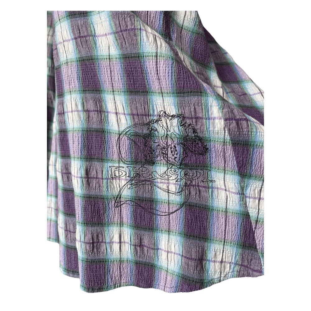 Image of DIESEL PLAID HALTER DRESS
