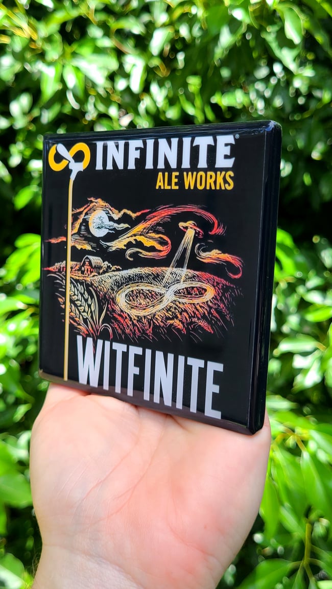 Infinite Brewing "Witfinite" Craft Coaster