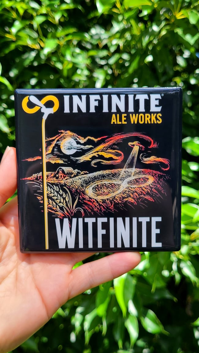 Infinite Brewing "Witfinite" Craft Coaster