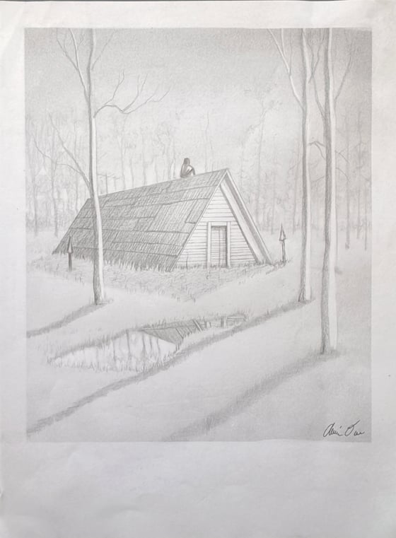 Image of Untitled graphite drawing