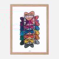 Image 1 of 4 Hearts Large Print (Framed)