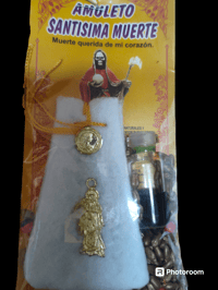 Santa Muerte Amuleto White 