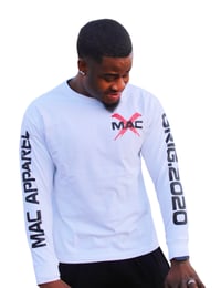 Image 1 of MAC 'Undefined' Long Sleeve T-Shirt (White)