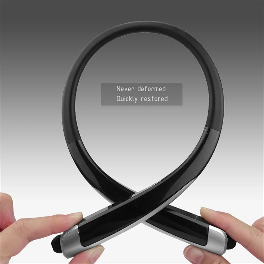 HBS-1100 Stereo Bluetooth Neckband Headphones Fashion Wireless Hands-Free Binaural Universal Sound