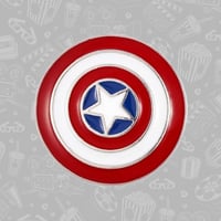 Image 1 of Cap Shield Enamel Pin