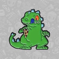 Roaring Green Dino Enamel Pin