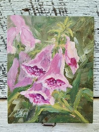 Image 2 of Strawberry Gloves -Plein Air Acrylic Painting 