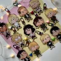 Image 1 of AoT Magnetic Heart Charms