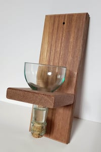 Image 1 of mahogany wall planter