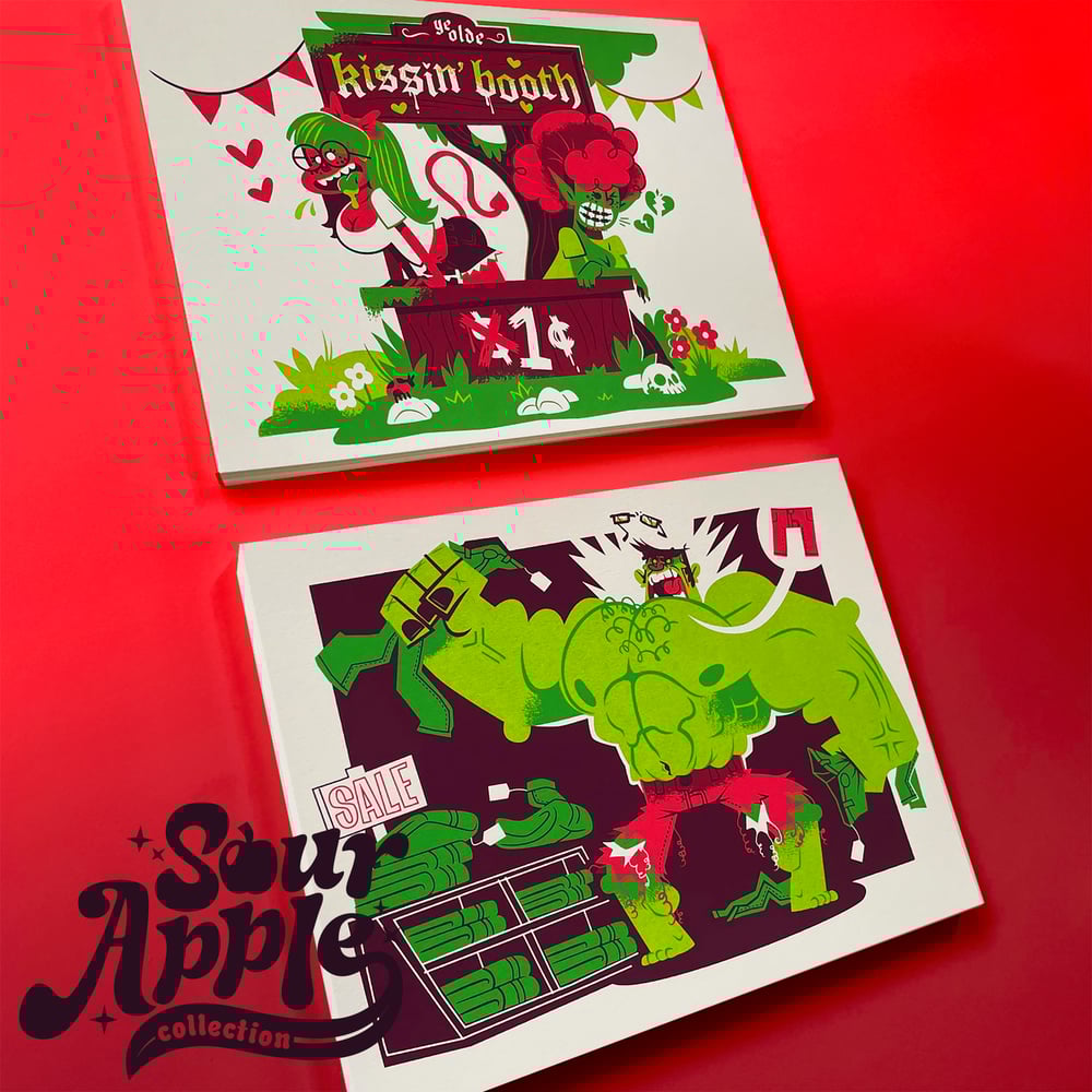 Image of Sour Apple Collection: 8"x6" Prints Set A