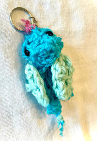 Image 2 of Rose's Crafts Crochet Fruit Dragon key chains