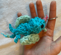 Image 4 of Rose's Crafts Crochet Fruit Dragon key chains