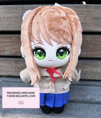 Image 3 of [PRODUCTION PHRASE][PRE-ORDERS CLOSED] DDLC Monika 20cm Plush