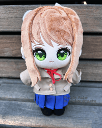 Image 1 of [PRODUCTION PHRASE][PRE-ORDERS CLOSED] DDLC Monika 20cm Plush