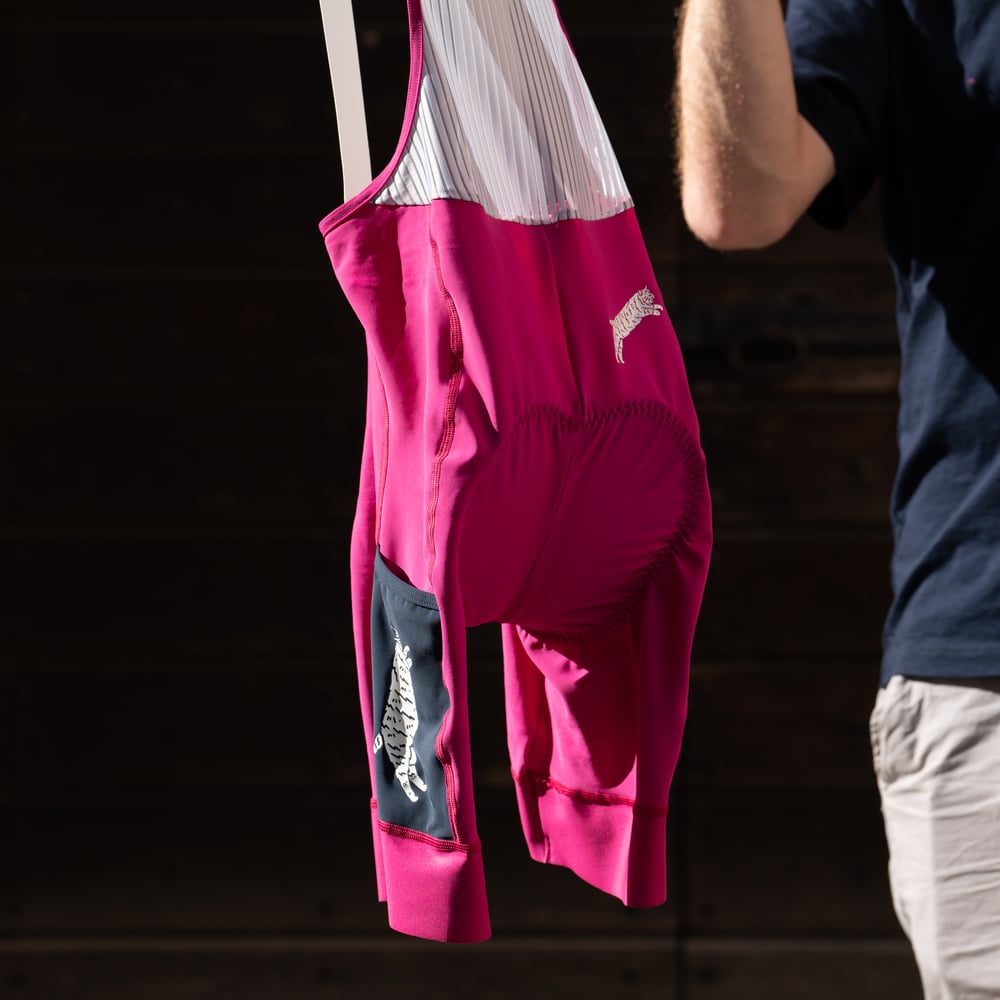 Men's Cargo über Pro Chubby Bobcat Bibs Magenta