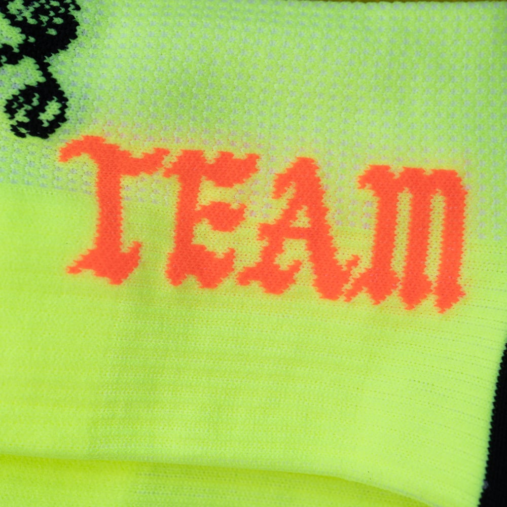 Hi Vis Flame Socks