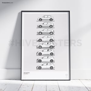 VW Golf GTi Evolution Poster