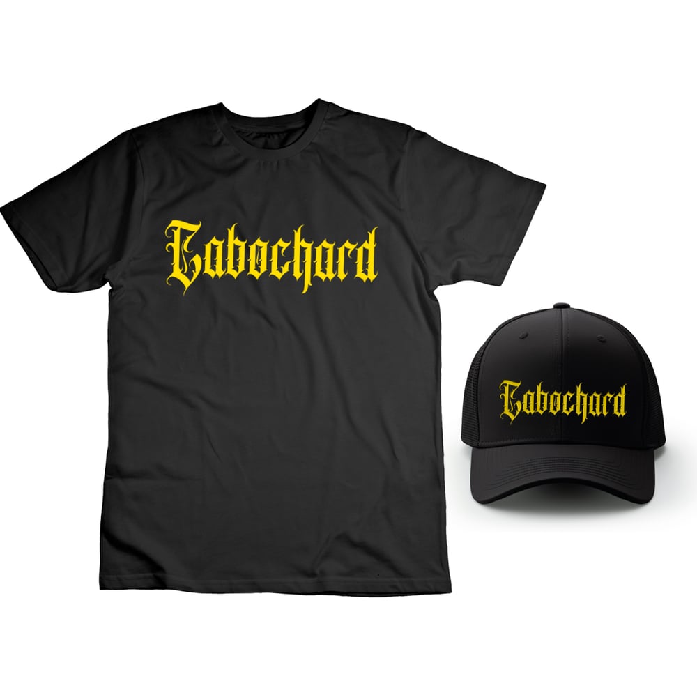 Image of PACK CABOCHARD T-SHIRT + CASQUETTE BRODÉE - LETTER