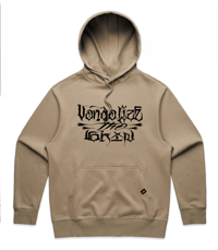 Image 2 of Custom Script Oversized Hoodie