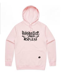 Pink Custom Script Hoodie