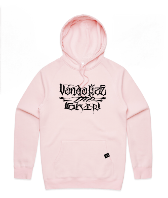 Image of Pink Custom Script Hoodie