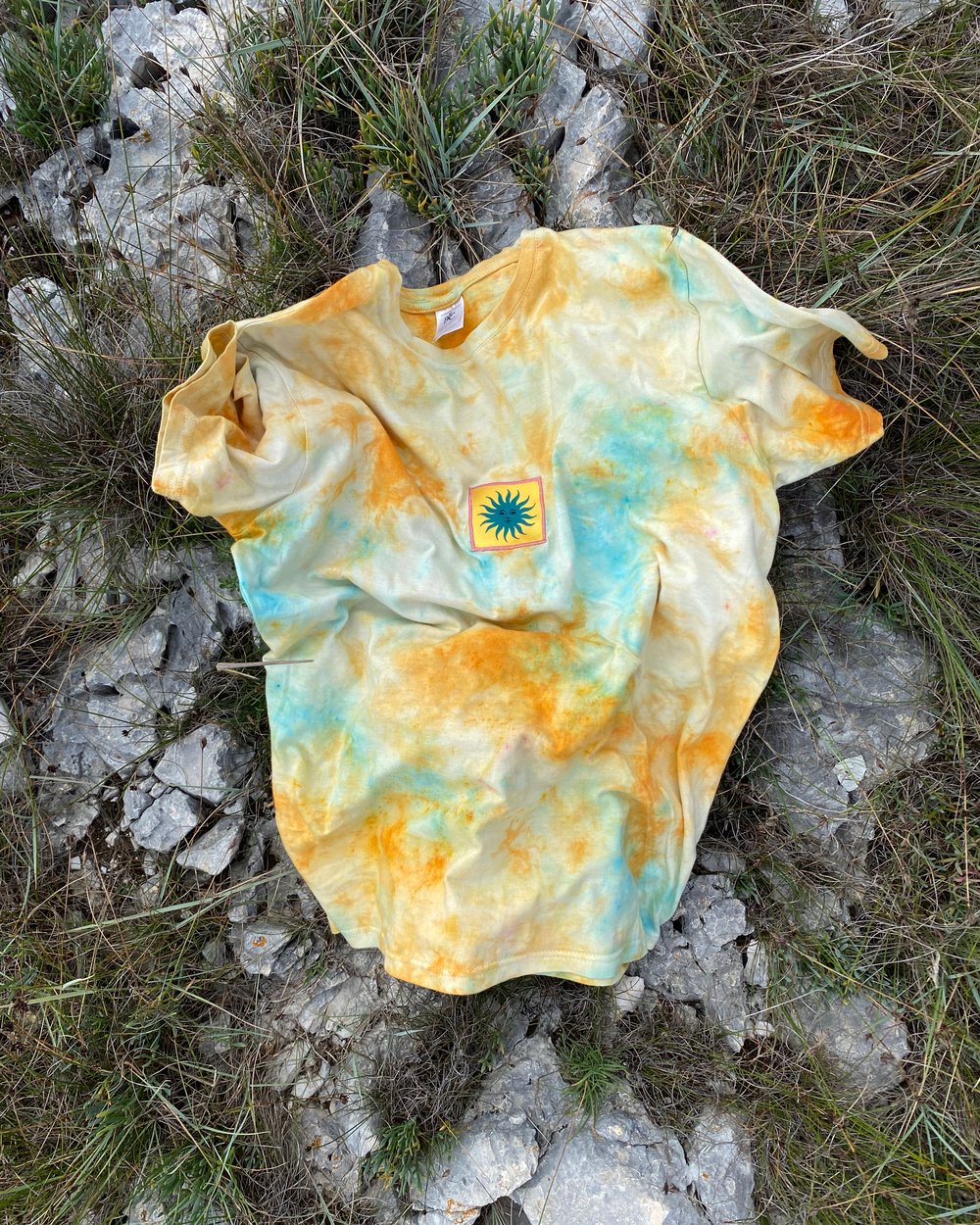 ✹ Inner Sun tie-dye shirt ✹ yellows ✹