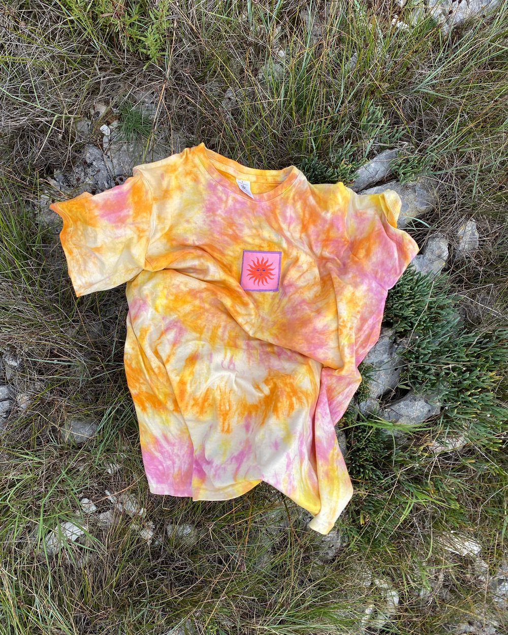 ✹ Inner Sun tie-dye shirt ✹ yellows ✹