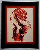 Image of antique ben corday gypsy pinup los angeles tattoo flash tattooing 9x12 giclee