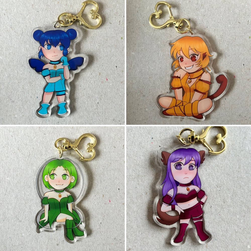 Image of Tokyo Mew Mew acrylic keychains